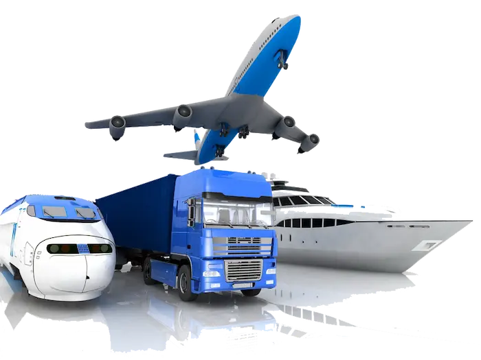 A high-action composite image featuring a cargo aircraft and delivery truck, representing FastShip’s comprehensive door-to-door cargo services in Dubai and across the GCC