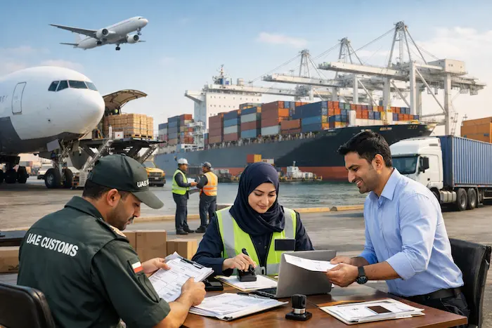 Fast Ship customs clearance services in UAE