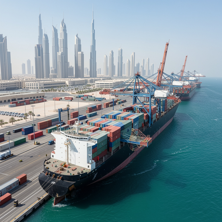 Dubai to GCC road freight services for fast cross-border shipping